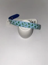 Bond & Co. NWT Cactus Light Blue Collar for Small Dogs 12-15inches