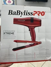 BaByliss PRO Ceramix Xtreme Hair Blow Dryer & Flat Iron Straightener Set - CEPP1