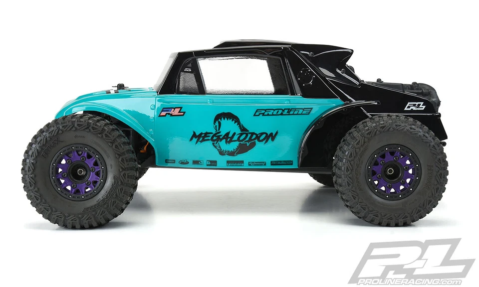 Pro-Line 3563-00 Megalodon Desert Buggy Clear Body : Slash 2wd & Slash 4x4 - Image 3 of 4