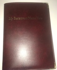 QTY 20 A4 MENU FOLDERS IN PU STITCHED BURGUNDY + YOUR RESTAURANT NAME PRINTED 