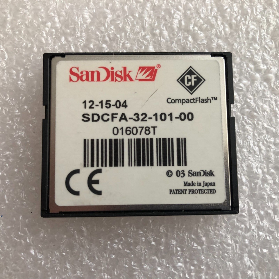 SANDISK 32MB CF MEMORY CARD COMPACT FLASH CARD eBay