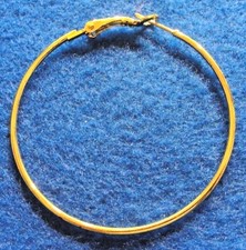 10Pcs. Large Gold-Plated 50mm 2" Earring HOOPS Tibetan Earwires Hooks EH03