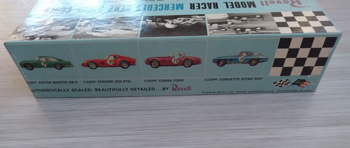 vintage Revell 1/32 MERCEDES BENZ 300 SL Model Racer Slot Car Kit