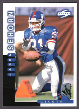 1998 Score Football Jason Sehorn New York Giants Base Card #182