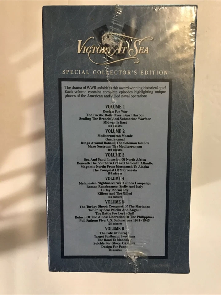 Victory at Sea - Special Collectors Edition Vol. 1-6 (VHS, 6-Tape Set) SEALED! - Image 3 of 3