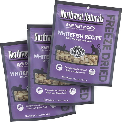 FreezeDried Whitefish Cat FoodHuman Grade Pet Food,All Natural11Oz