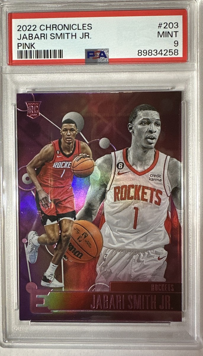 2022 Jabari Smith Jr. RC #203 Chronicles Essentials Rookie PSA 8