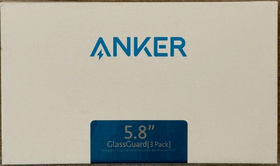 Anker GlassGuard Screen Protector for iPhone X/iPhone Xs/iPhone 5.8 Inch - Image 2 of 4