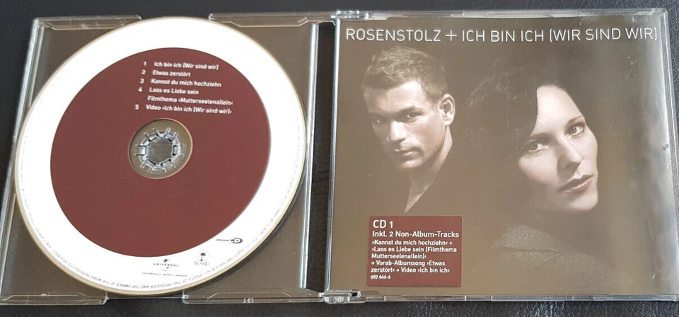 MCD - ROSENSTOLZ - Ich bin ich (wir sind wir) - Cd1 - 4 Songs + 1 Video - Cd