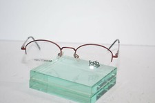 Logo Paris 1481 Eyeglasses Frames 100 Titanium 48 21-130MM France NOS