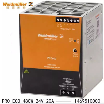 1pcs Weidmuller Switching Power Supply 1469510000 PRO ECO 480W 24V 20A