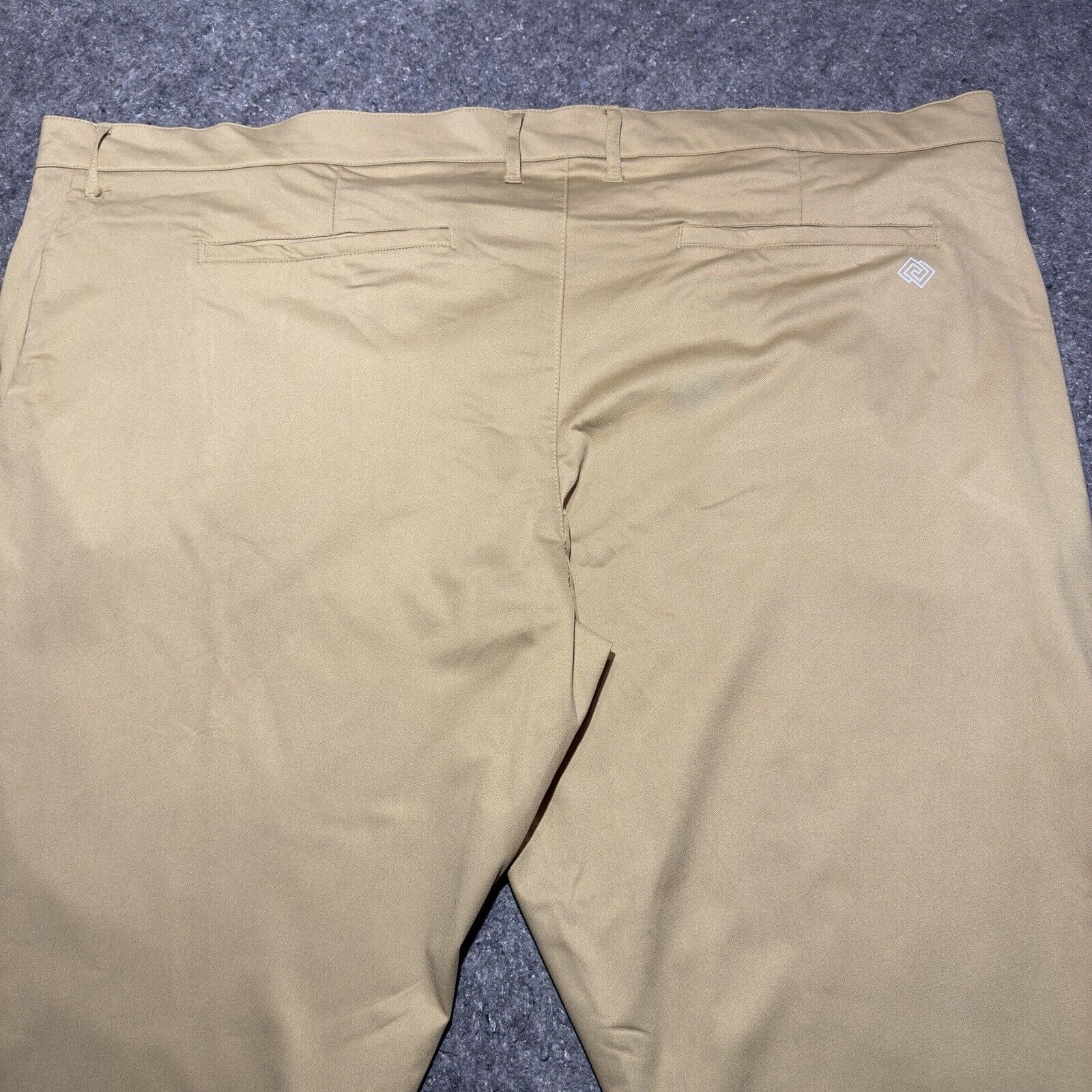 Zelos Men Pants 48x30 Brown Tapered Legs Big And … - image 13