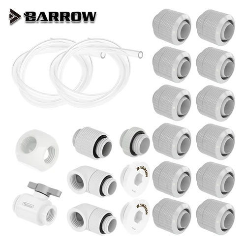Barrow G1/4" Soft Tube Fitting Kit For OD 13/16mm  Water Cooling Accessories DIY