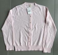 NWT JCrew Girls Pink Cotton Cardigan Size 12 Years