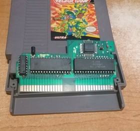 TEENAGE MUTANT NINJA TURTLES II 2 TMNT ARCADE NES Nintendo Original Game TESTED!