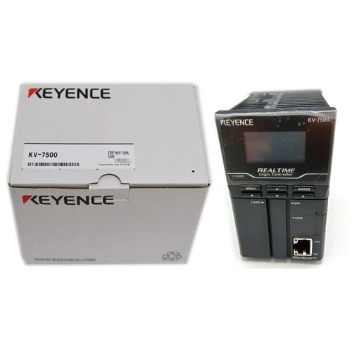 New In Box KEYENCE KV-7500 KV7500 Programmer Controller - Picture 1 of 9
