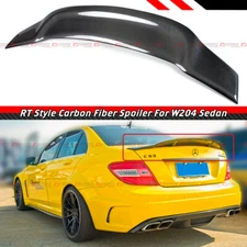 FOR 08-14 MERCEDES BENZ W204 C250 C300 CARBON FIBER DUCKBILL TRUNK SPOILER WING
