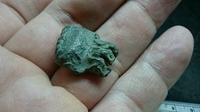 Rare Roman bronze application has spring but looks like mount or stapend?  L61