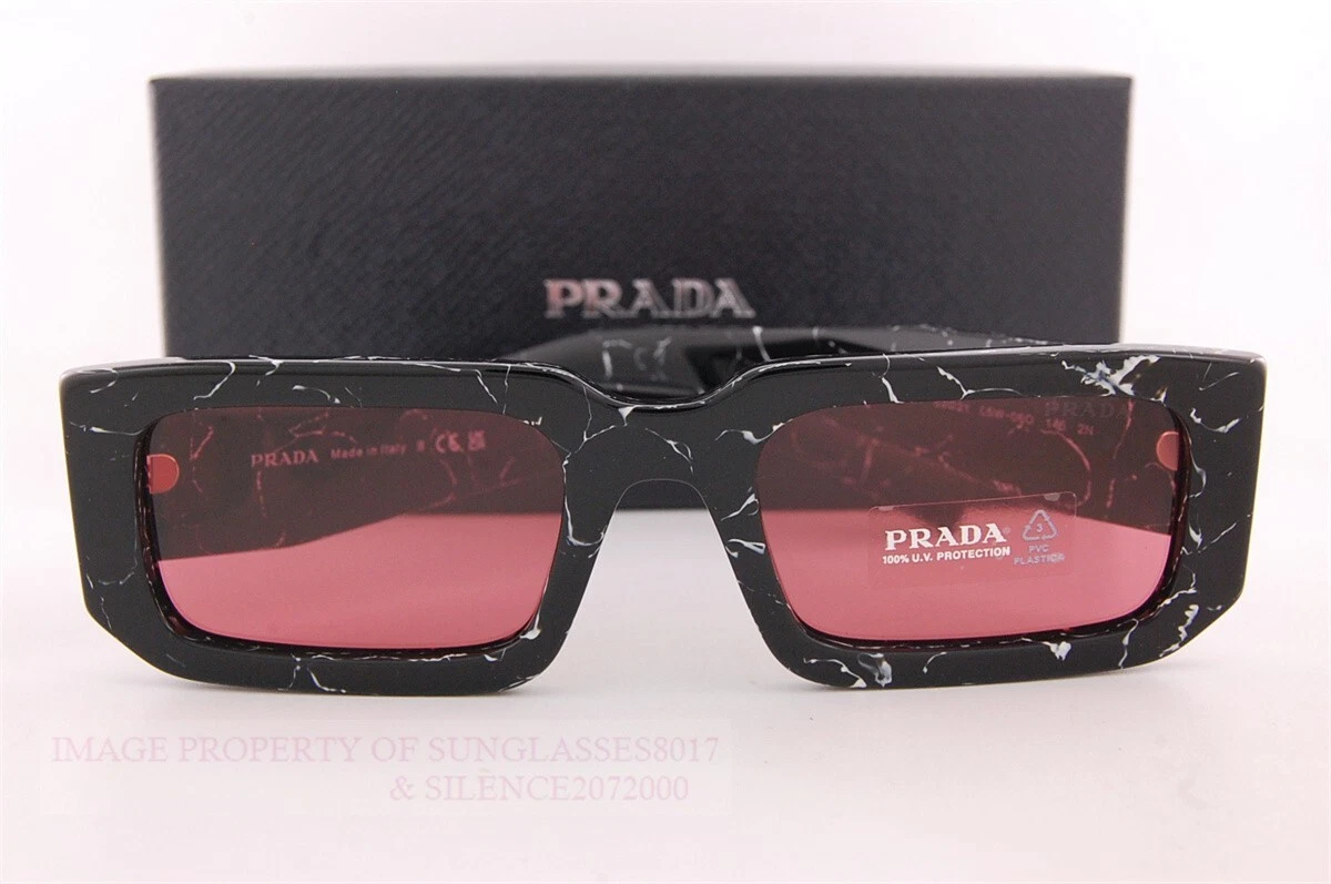 Prada Irregular Sunglasses Black (SPR14Z 1AB-09S) in Acetate - US