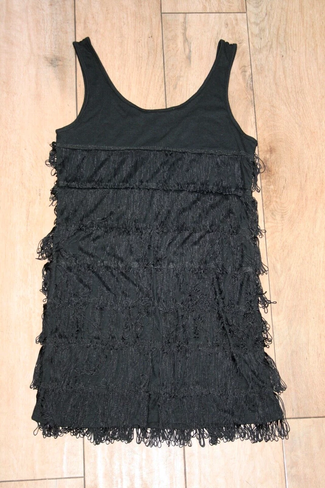 NUEVO&TAGS 1920 Borla Vestido TALLA 8 10 BE HERMOSO Fiesta Elegante Vestido Flapper Gatsby Foto 4 de 4