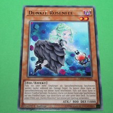 Yugioh LED4-DE024 Dunkle Rosenfee (Rare)