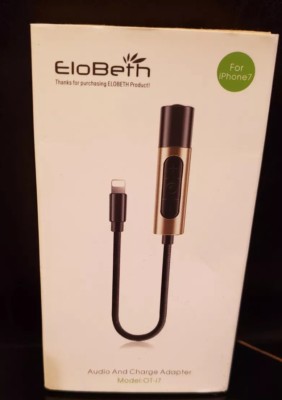EloBeth Audio And Charge Adapter OT-i7 For Iphone 7