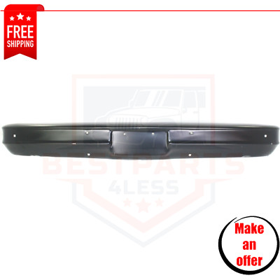 New Front Bumper 6742P steel painted black for 1975-1978 GMC K15