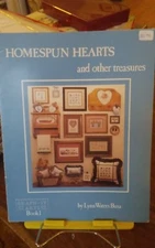 Counted cross stitch charts Graph It Arts Bk 1 Homespun Hearts Lynn Waters Busa