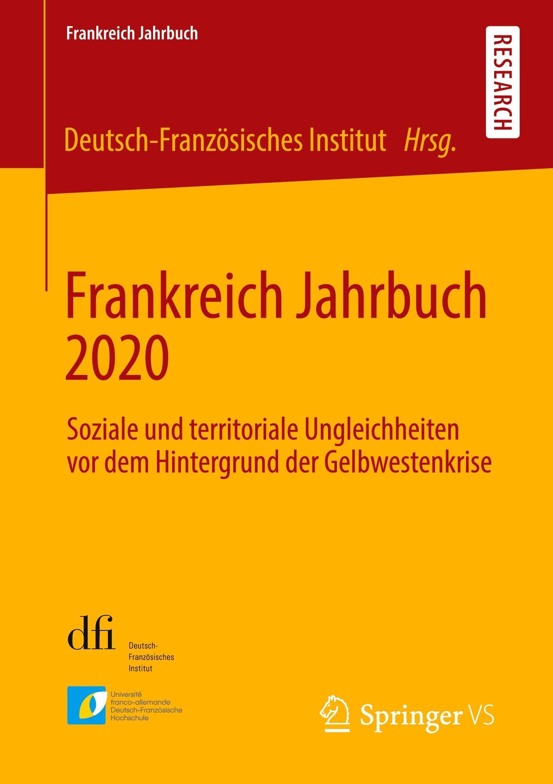 Thumbnail - Frankreich Jahrbuch 2020 Frank Baasner Taschenbuch Xiii Deutsch 2021