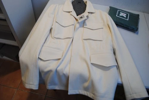KIRED BY KITON NAPLES JACKET 1450.00 POSTER. SIZE 50 WARM WOOL CLOTH DRAWSTRING Q image 7