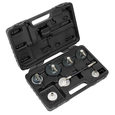 #ad Sealey VS0204C 7pc Brake amp; Clutch Pressure Bleeder Cap Set GBP 257.59