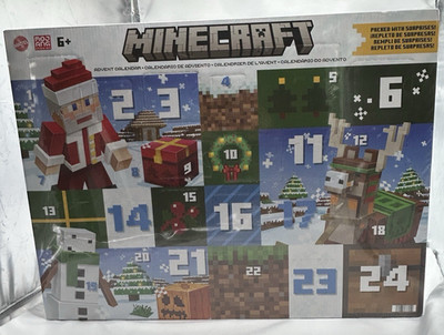 Mattel 2025 Minecraft Advent Calendar Ultra Rare collectors item 24 Figures NEW