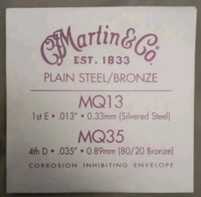 CJ Martin Co. - MQ13 MQ35 Plain Steel/Bronze Guitar Strings