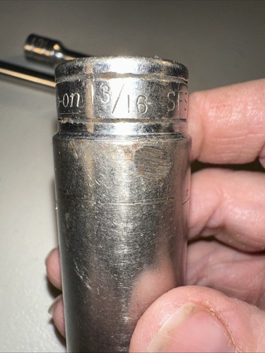 Snap-On 3/8” Drive Ratchet F-710C, 2” Extension FX-2 13/16 Deep Socket SFS-261S - Bild 11 von 15