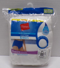 Hanes Cool Comfort Cotton Women's Briefs Wicking 12/5XL