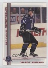 2000-01 ITG Be A Player Memorabilia Ruby 112/200 Nelson Emerson #337 0b5