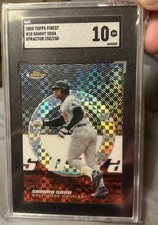 2005 Topps Finest - Sammy Sosa Orioles  #10 X-Fractor /250 SGC 10 GEM MINT