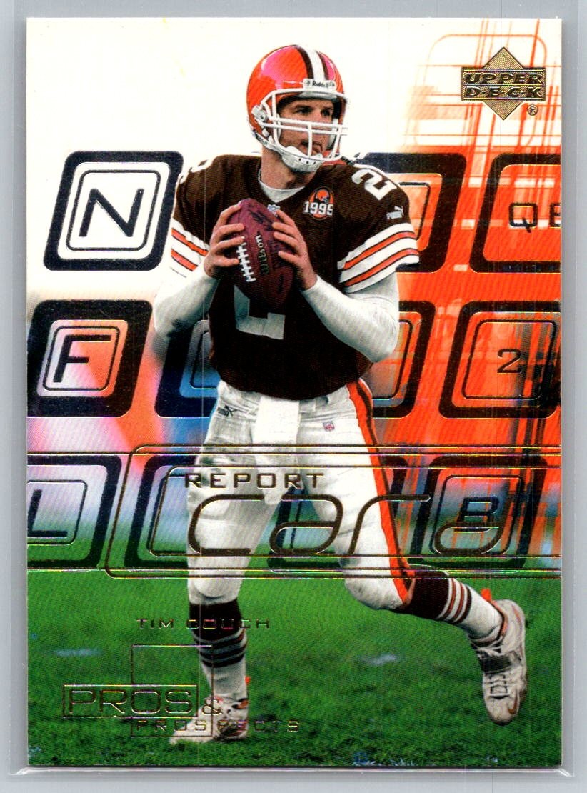 2000 Upper Deck Pros & Prospects Football Report Card #RC2 Tim Couch - Browns