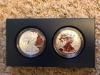2012 S American Silver Eagle San Francisco 2 Coin Proof & Reverse Proof Set