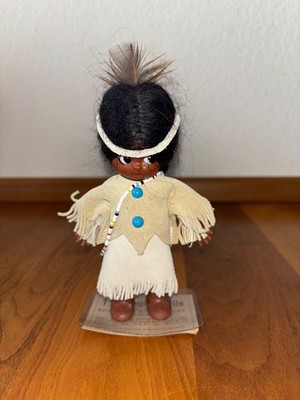 Indianer Puppe handgemacht Sioux USA Heritage Doll