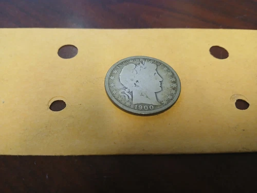 1900-O 50c Silver Barber Half Dollar - Good Coin - Semi-Key Date -