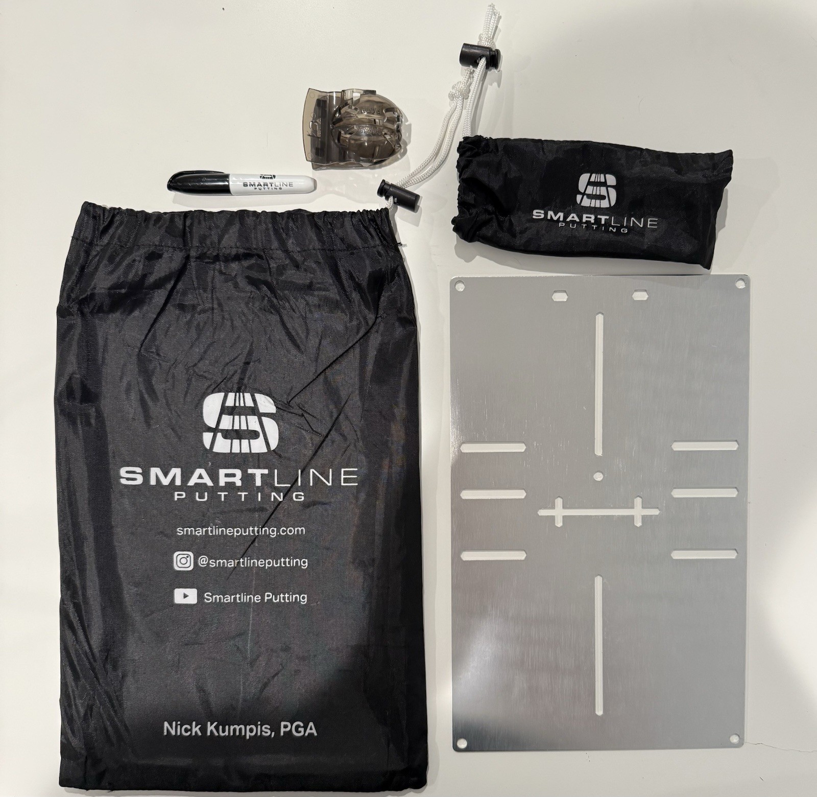 Smart line Golf Putting plate Aid