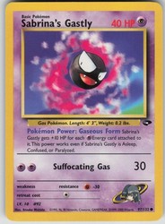 Sabrina's Gastly 97/132 Gym Challenge Common