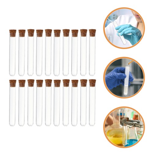 50 piezas tubos de ensayo vacíos almacenamiento de dulces líquido plástico para sal de baño - Imagen 2 de 10