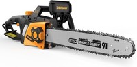 2400W Electric Chainsaw, One-Step Tool-Free Tensioning, 16 Inch Oregon Bar an...