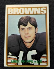 1972 Topps Football #96 Mike Phipps - Cleveland Browns