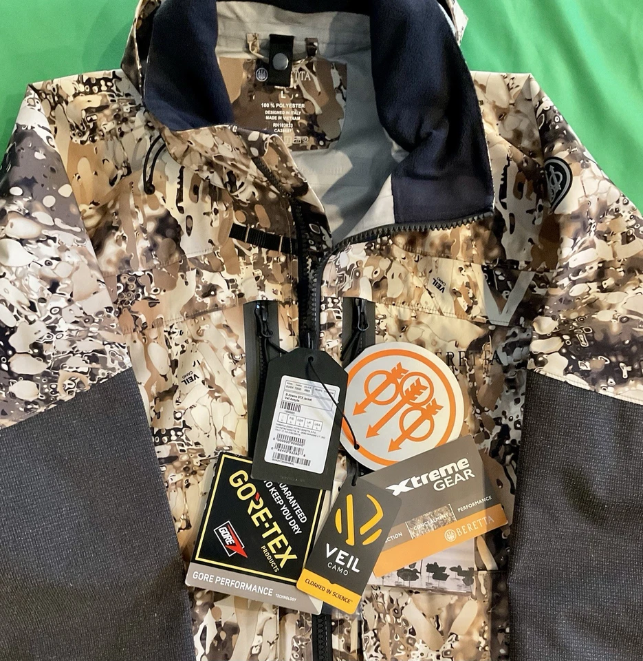 Beretta Veil Avayde Camo B-Xtreme Lg Goretex Waterproof GTX Hunting Jacket NWT - Image 2 of 4