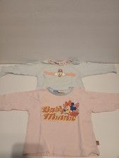 Vintage Disney Baby Baby Minnie Mouse Daisy Duck Long Sleeve Shirts 9-12M