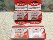 4 X Colgate Waxed Flavor Free Dental Floss 50 M Each, Exp: 08/27 Free Shipping