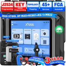 XTOOL D9 MAX KC501 KS-1 M822 J2534 ECU Programming Auto Scanner Key Programmer